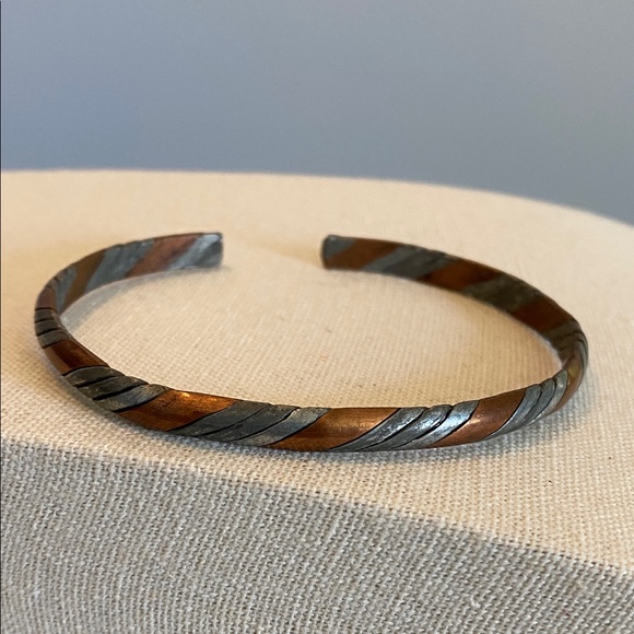 Other - Two-Tone Men's Cuff Bracelet